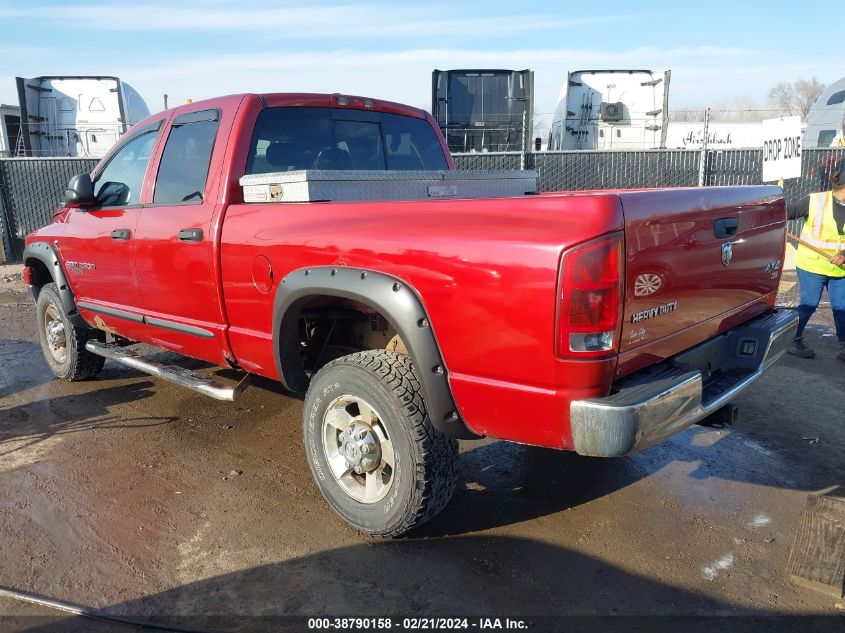 2006 Dodge Ram 2500 Slt/Trx4 Off Road/Sport/Power Wagon VIN: 1D7KS28C56J245608 Lot: 38790158