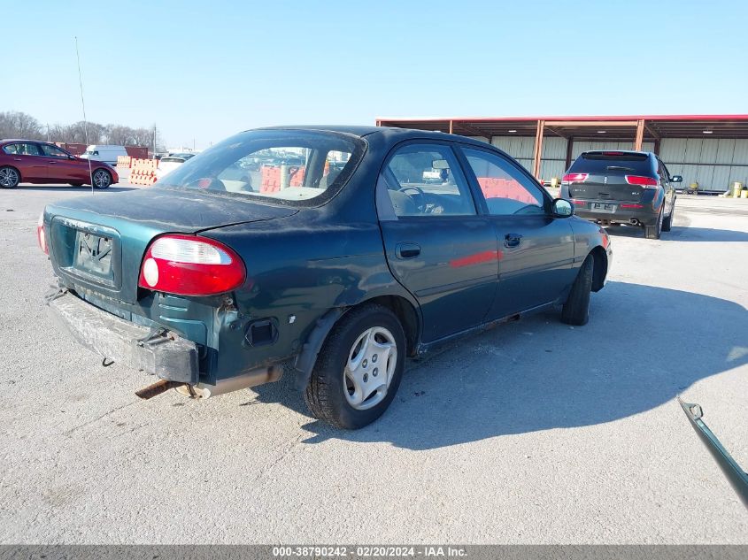 2000 Kia Sephia Ls/Ls W/Power Pkg VIN: KNAFB1213Y5839264 Lot: 38790242