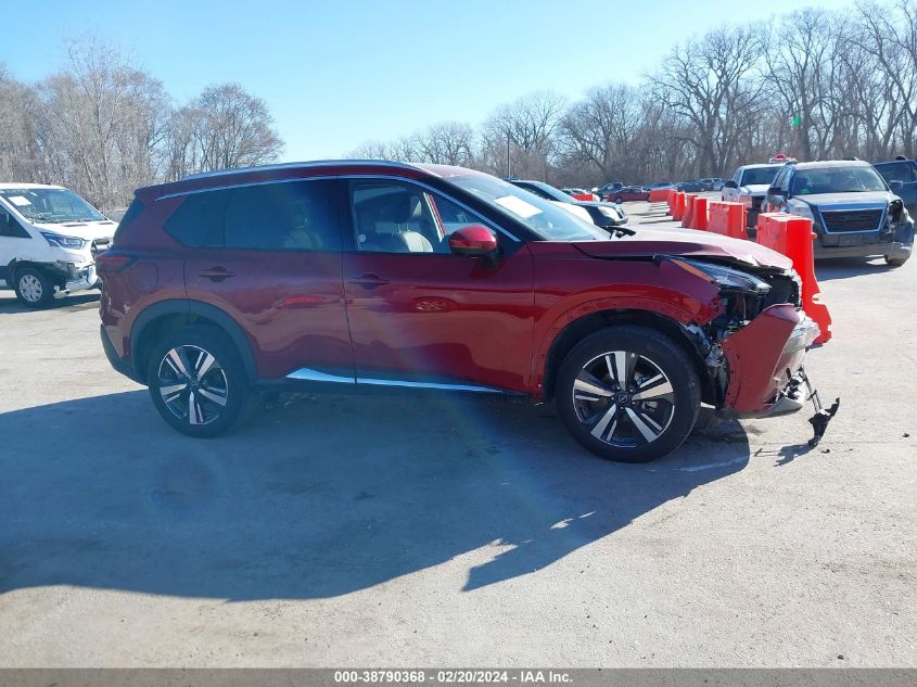 2023 Nissan Rogue Sl Intelligent Awd VIN: 5N1BT3CB9PC808074 Lot: 38790368