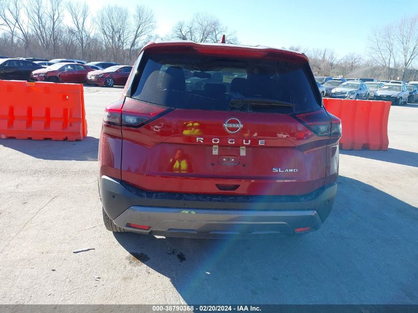 2023 Nissan Rogue Sl Intelligent Awd VIN: 5N1BT3CB9PC808074 Lot: 38790368