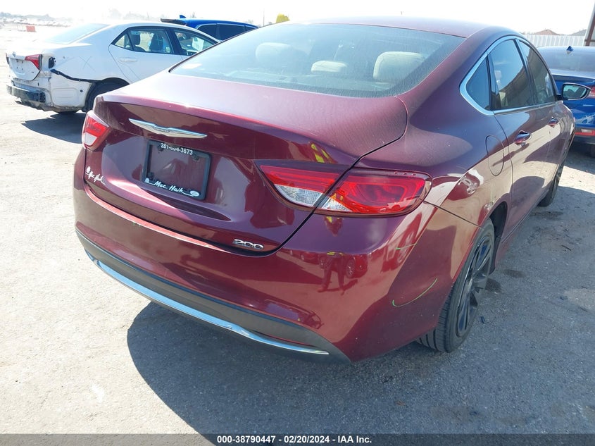 2016 CHRYSLER 200 LIMITED - 1C3CCCAB1GN143420