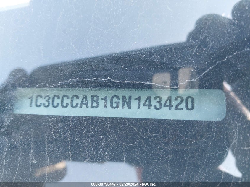 2016 CHRYSLER 200 LIMITED - 1C3CCCAB1GN143420