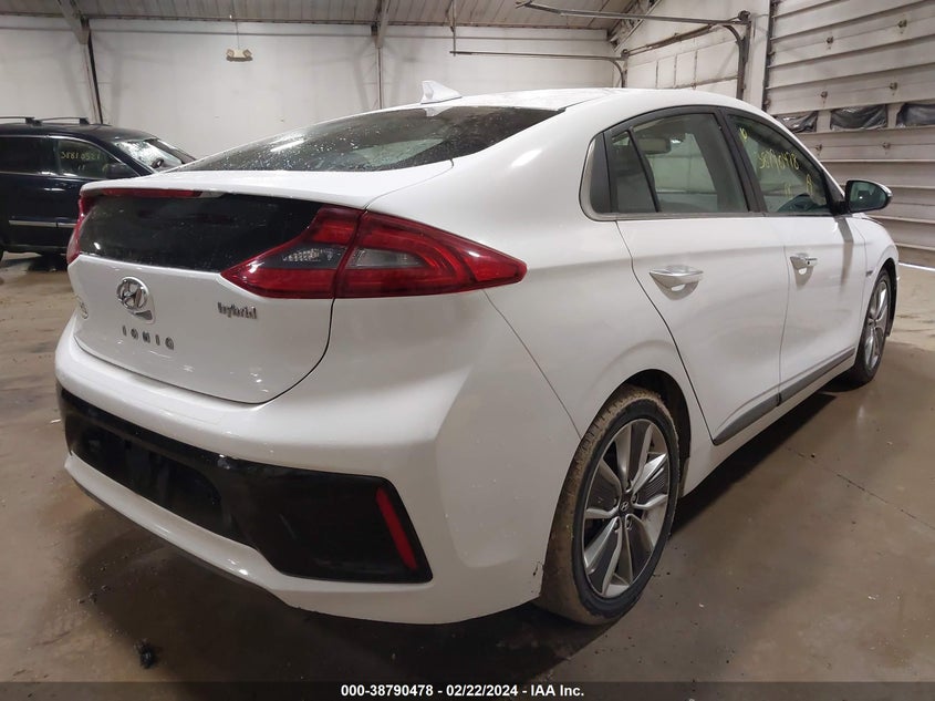 2018 Hyundai Ioniq Hybrid Limited VIN: KMHC85LC8JU090917 Lot: 38790478