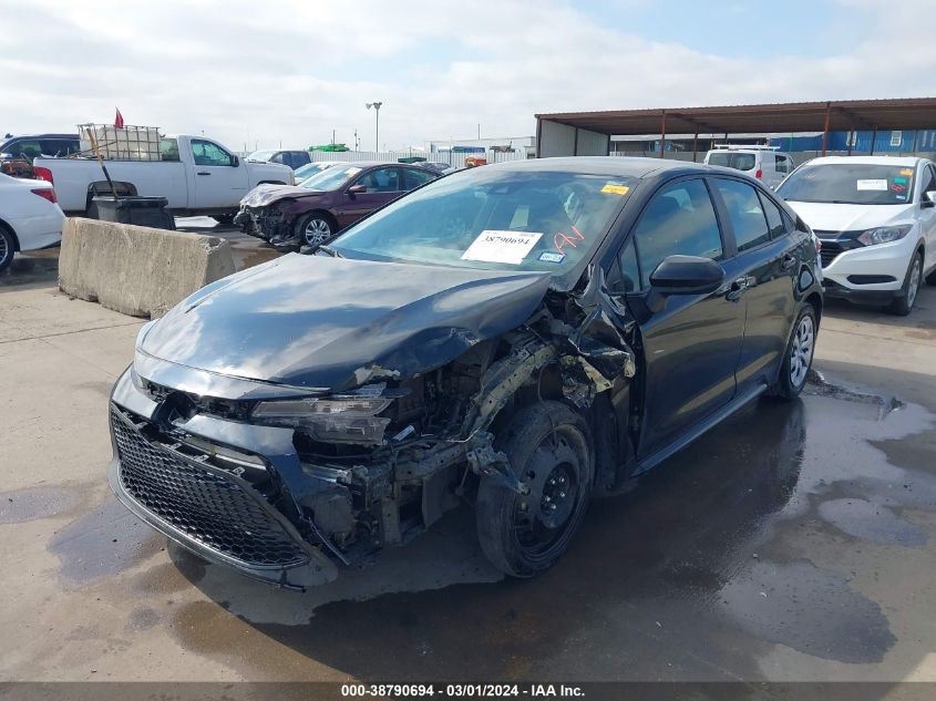 2020 Toyota Corolla Le VIN: 5YFEPRAE2LP087765 Lot: 38790694