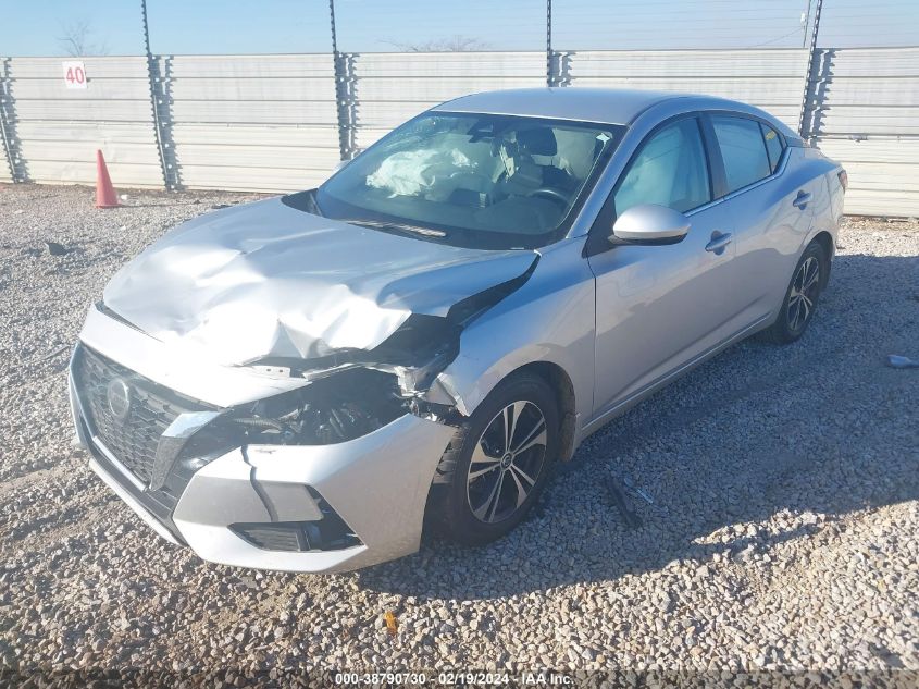 2021 Nissan Sentra Sv Xtronic Cvt VIN: 3N1AB8CV1MY301282 Lot: 38790730