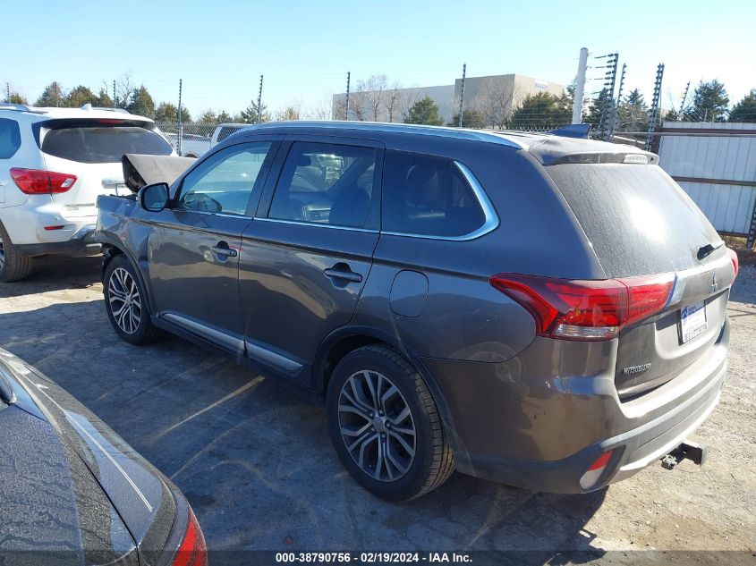 2017 Mitsubishi Outlander Sel VIN: JA4AZ3A37HZ004214 Lot: 38790756