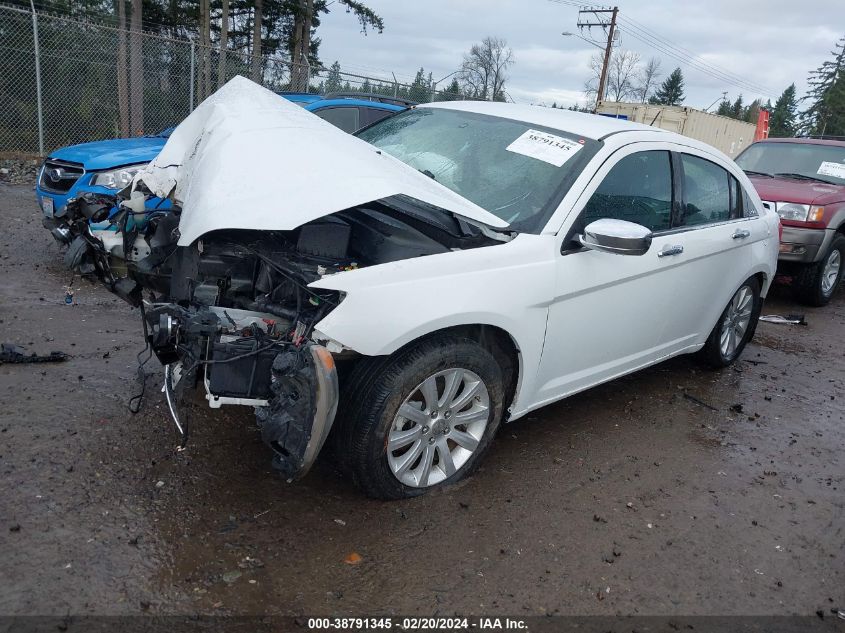 2013 Chrysler 200 Limited VIN: 1C3CCBCG9DN507601 Lot: 38791345