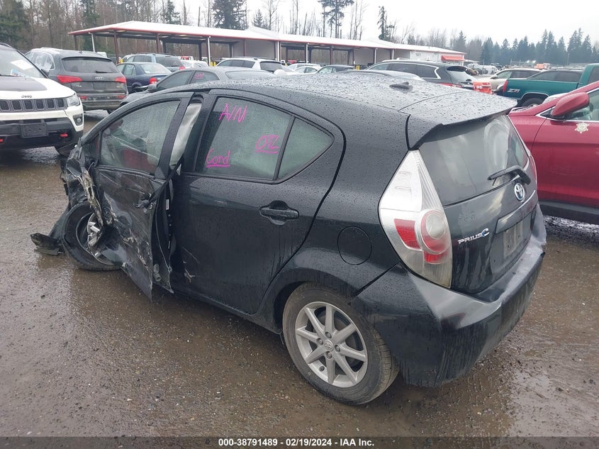 2013 Toyota Prius C Four VIN: JTDKDTB38D1532456 Lot: 38791489
