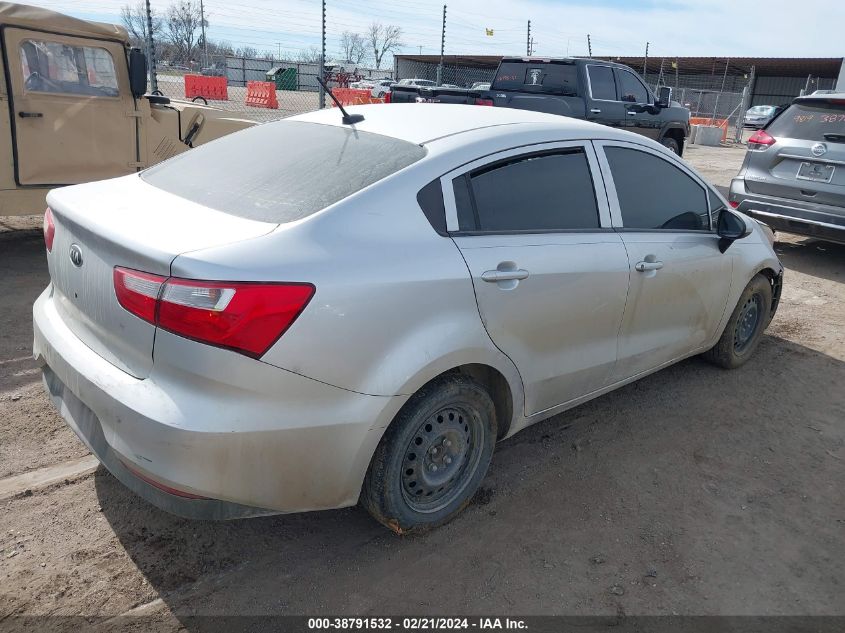 2016 Kia Rio Lx VIN: KNADM4A38G6691675 Lot: 38791532