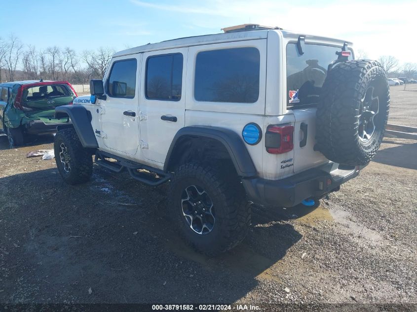 2021 Jeep Wrangler 4Xe Unlimited Rubicon 4X4 VIN: 1C4JJXR68MW771780 Lot: 38791582