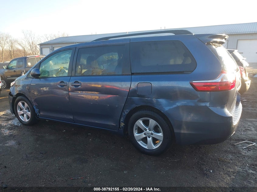 2015 TOYOTA SIENNA LE 8 PASSENGER - 5TDKK3DC8FS645607