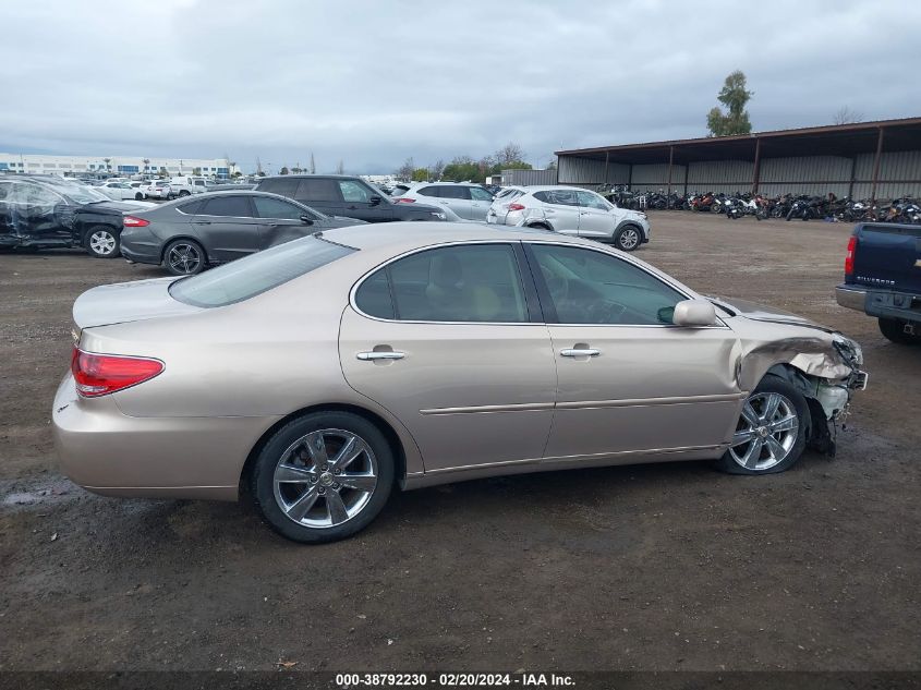 2005 Lexus Es 330 VIN: JTHBA30G955067290 Lot: 38792230