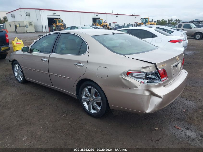 2005 Lexus Es 330 VIN: JTHBA30G955067290 Lot: 38792230