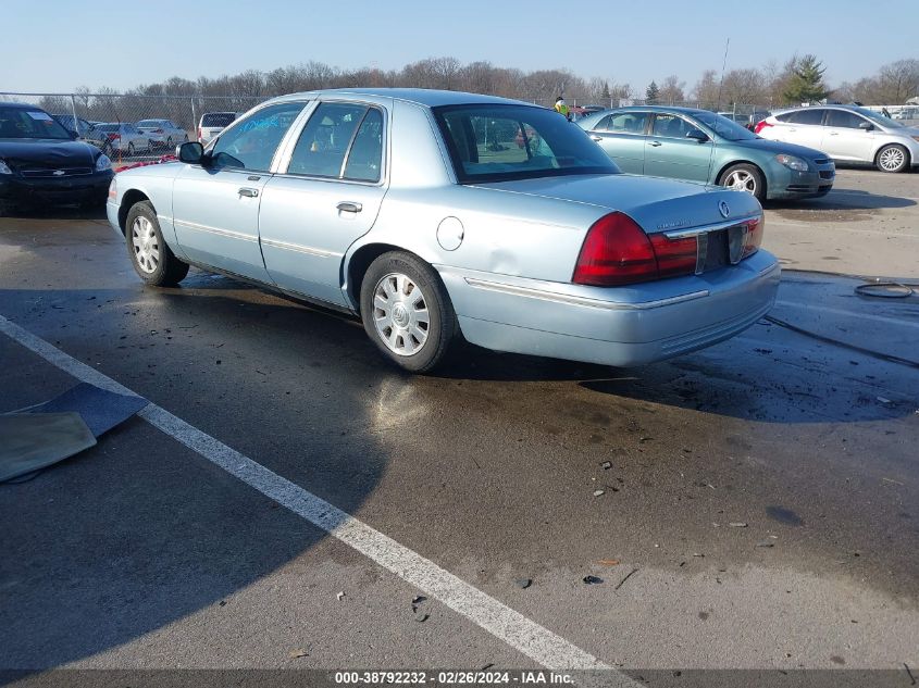 2005 Mercury Grand Marquis Ls/Lse VIN: 2MEFM75W95X650103 Lot: 38792232