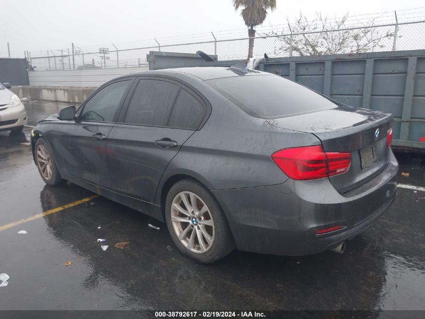 2018 BMW 320I VIN: WBA8A9C53JK623143 Lot: 38792617