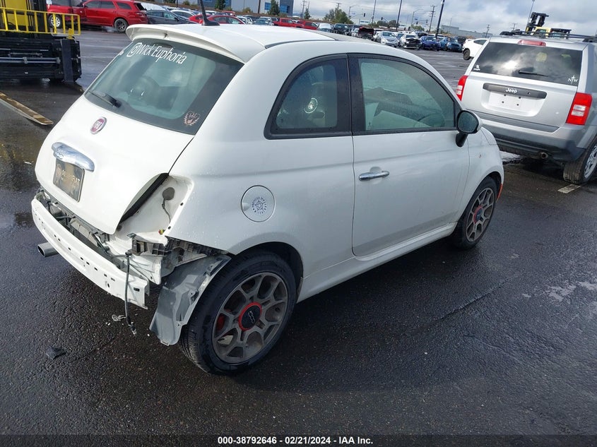 2015 FIAT 500 SPORT - 3C3CFFBR6FT623620