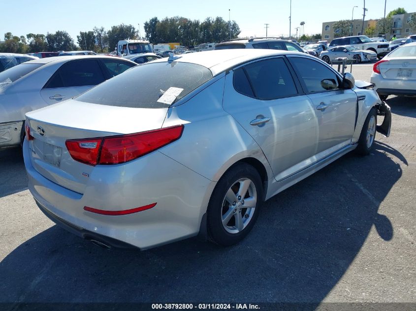 2015 KIA OPTIMA LX - 5XXGM4A77FG431285