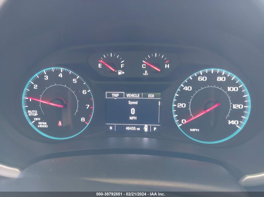 VIN 1G1ZD5ST1NF129071 2022 CHEVROLET MALIBU FWD LT