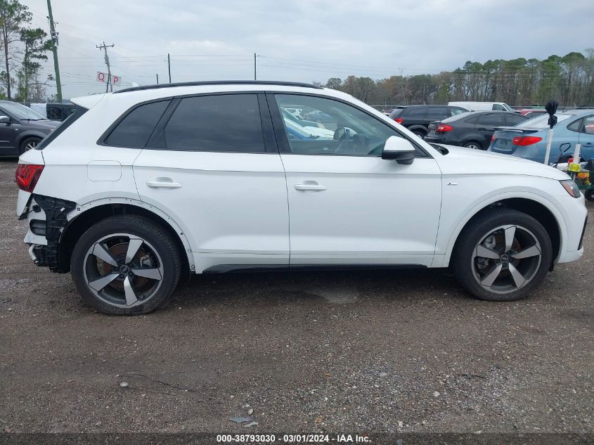 2022 Audi Q5 Premium Plus 45 Tfsi S Line Quattro S Tronic VIN: WA1EAAFY4N2005181 Lot: 38793030