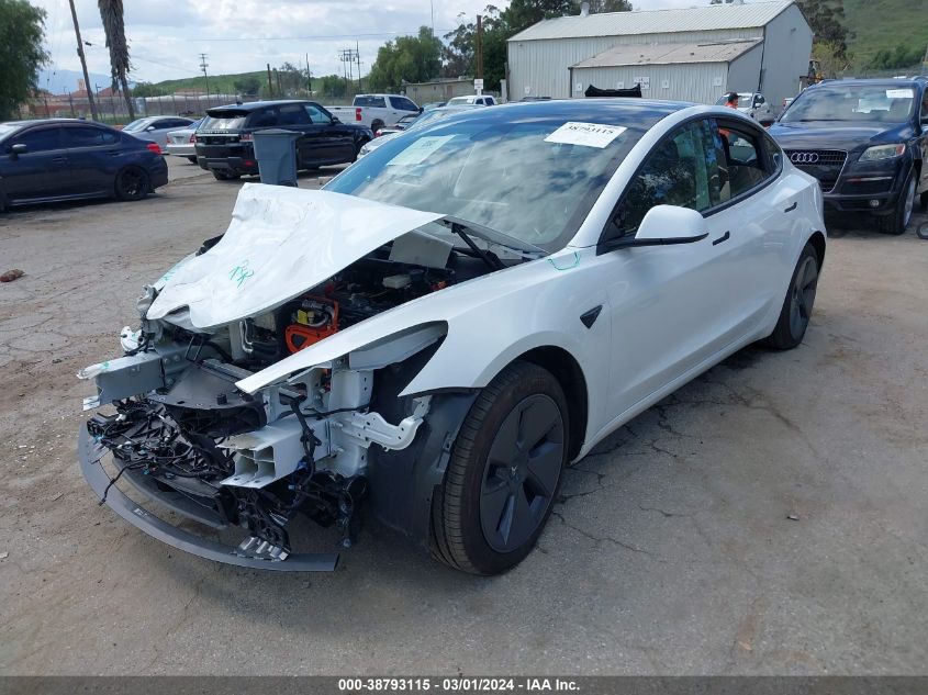 2023 Tesla Model 3 Rear-Wheel Drive VIN: 5YJ3E1EA8PF651913 Lot: 38793115