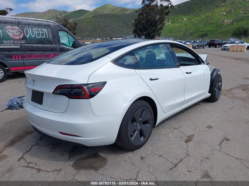 2023 Tesla Model 3 Rear-Wheel Drive VIN: 5YJ3E1EA8PF651913 Lot: 38793115