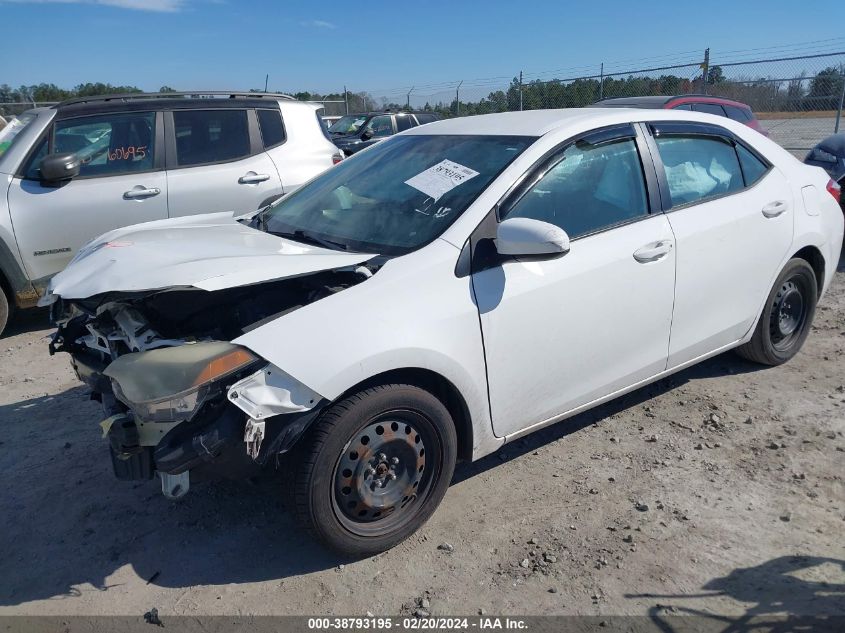 2014 Toyota Corolla Le VIN: 2T1BURHE3EC024615 Lot: 38793195