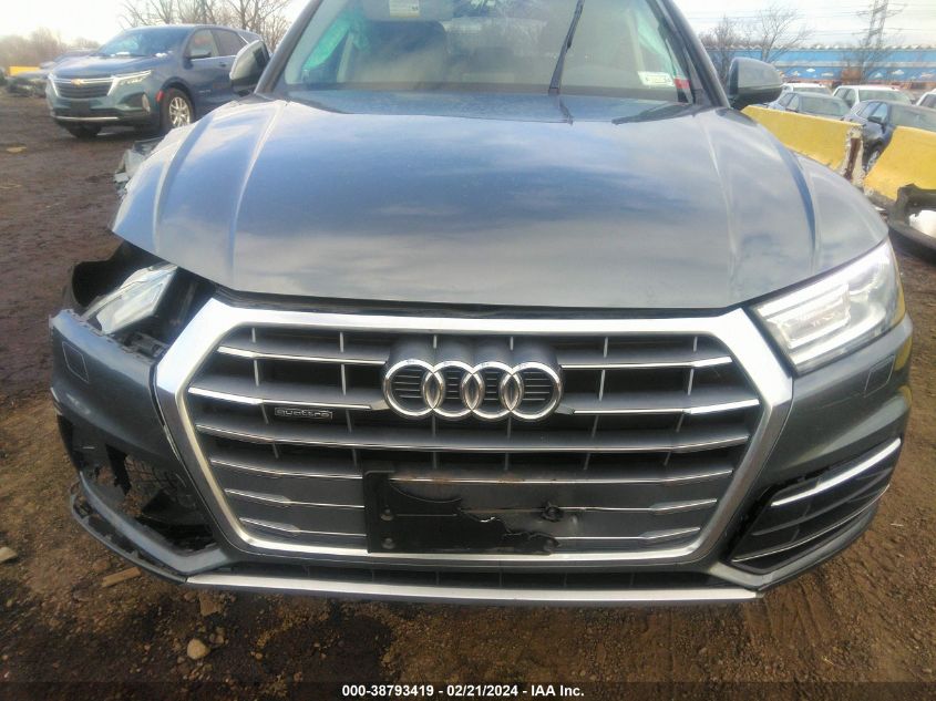 2019 Audi Q5 45 Premium VIN: WA1ANAFY8K2071019 Lot: 38793419