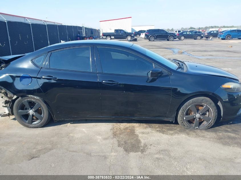 2015 Dodge Dart Sxt VIN: 1C3CDFBB2FD351646 Lot: 38793533