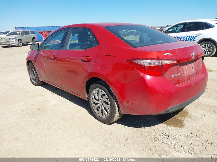 2019 TOYOTA COROLLA LE - 5YFBURHE0KP907647