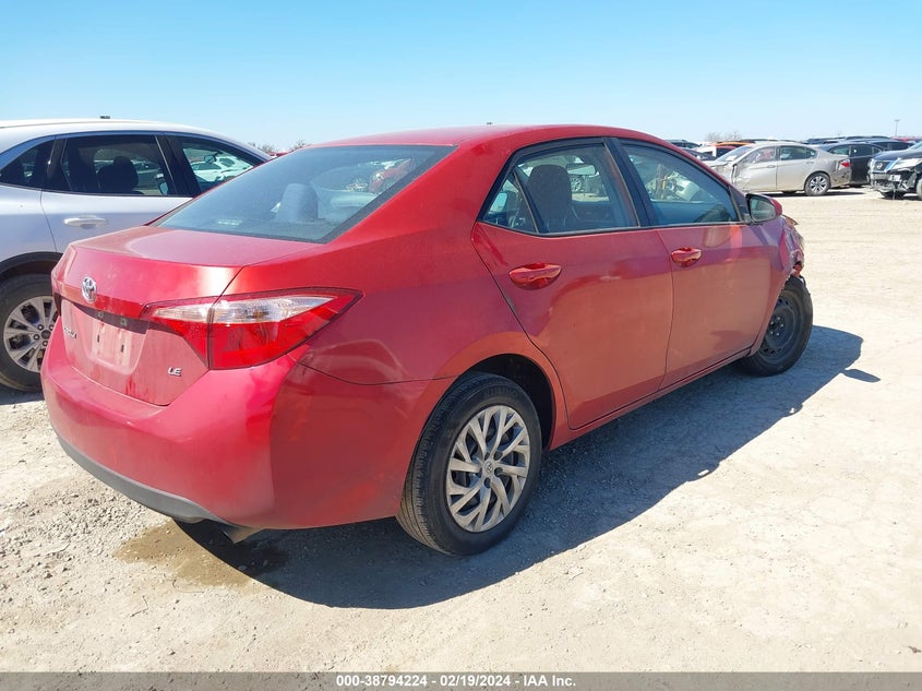 2019 TOYOTA COROLLA LE - 5YFBURHE0KP907647