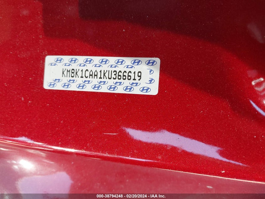 2019 HYUNDAI KONA SE - KM8K1CAA1KU366619