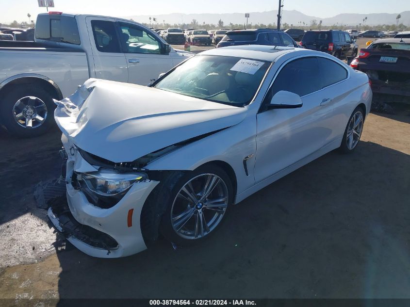 2017 BMW 430I VIN: WBA4R7C35HK896542 Lot: 38794564