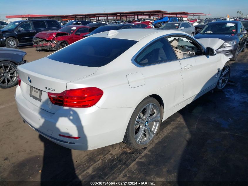 2017 BMW 430I VIN: WBA4R7C35HK896542 Lot: 38794564