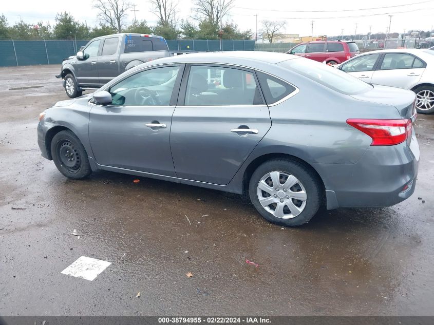 2017 Nissan Sentra S VIN: 3N1AB7AP4HY299385 Lot: 38794955