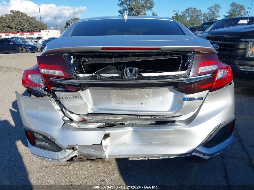 2019 Honda Clarity VIN: JHMZC5F1XKC006299 Lot: 38794970