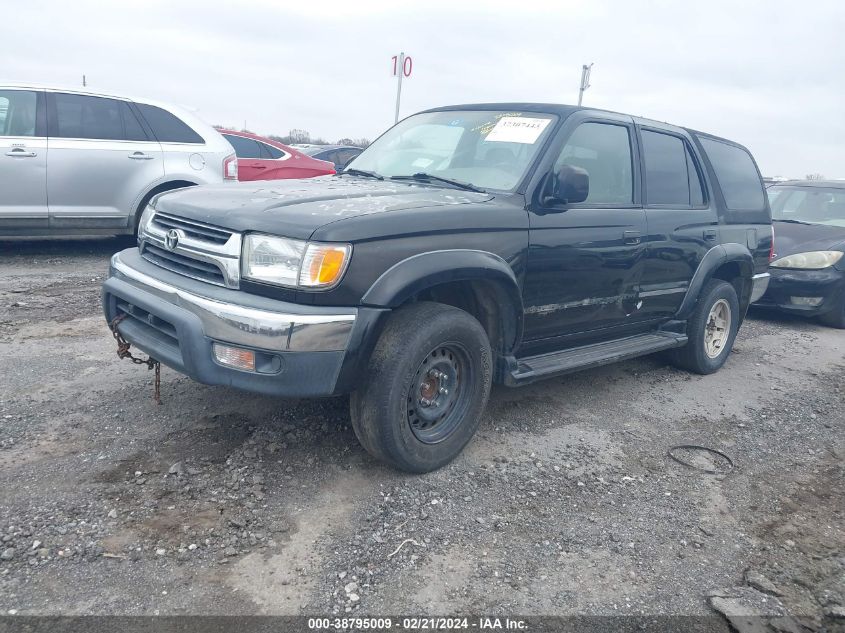 2002 Toyota 4Runner Sr5 VIN: JT3GN86R220224849 Lot: 38795009