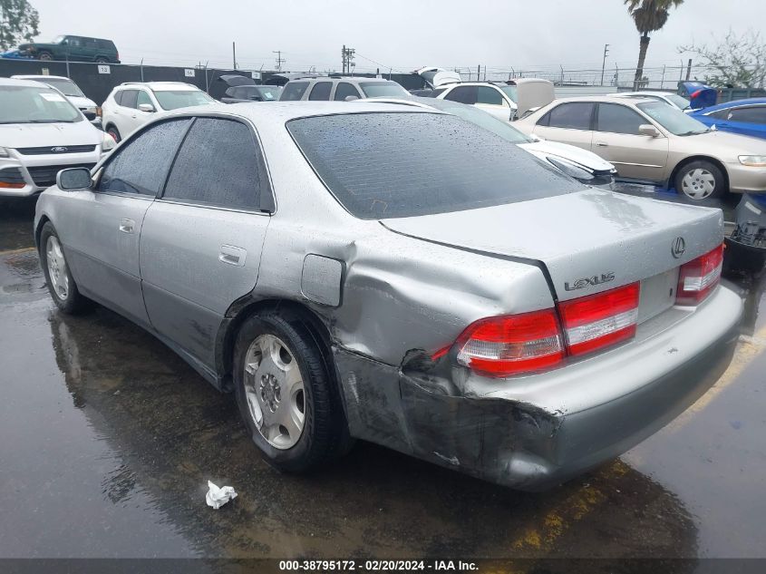 2000 Lexus Es 300 VIN: JT8BF28G3Y5094912 Lot: 38795172