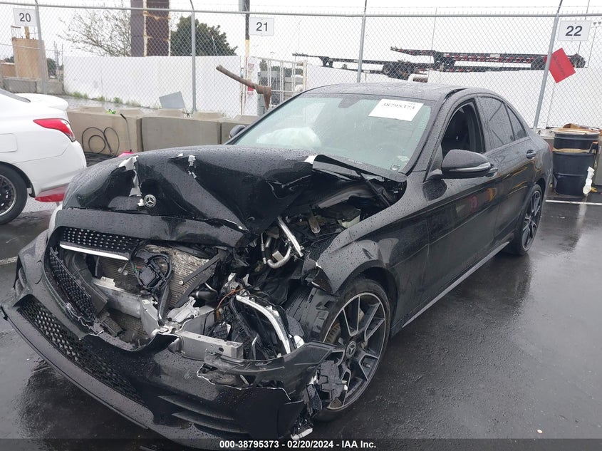 VIN WDDWF8DB2KR458078 2019 MERCEDES-BENZ C 300