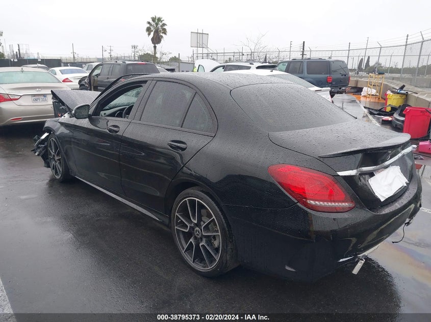 VIN WDDWF8DB2KR458078 2019 MERCEDES-BENZ C 300