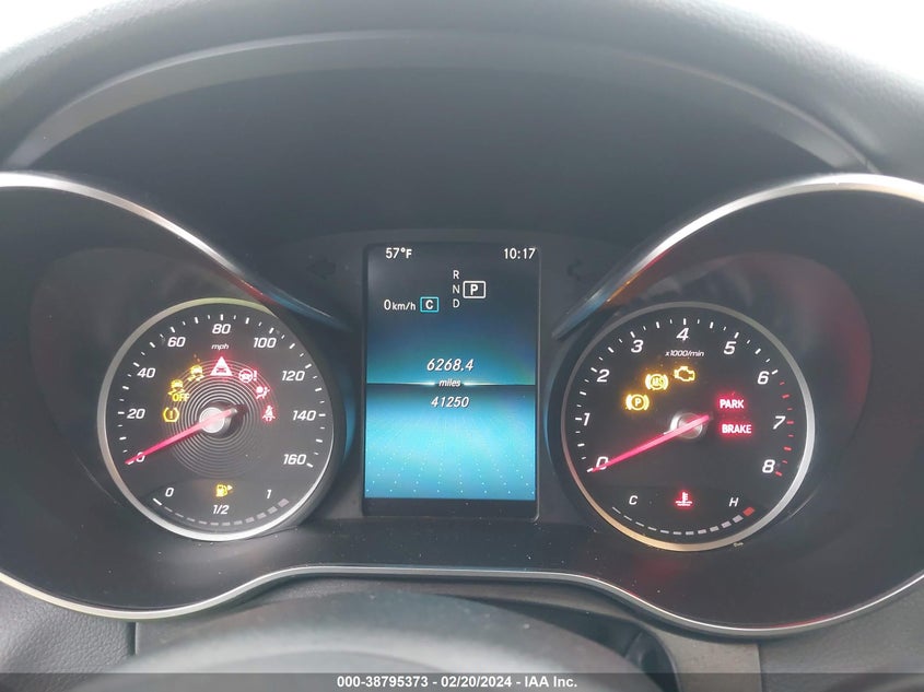 VIN WDDWF8DB2KR458078 2019 MERCEDES-BENZ C 300