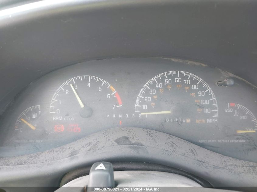 1997 Pontiac Grand Prix Gt VIN: 1G2WP12K3VF292567 Lot: 38796021