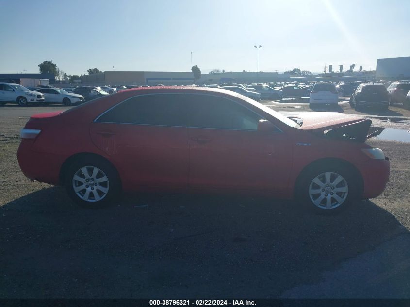 2007 Toyota Camry Hybrid VIN: 4TNBB46K57U012209 Lot: 38796321