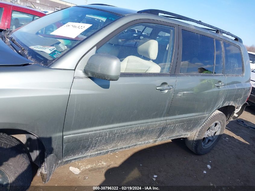 2006 Toyota Highlander VIN: JTEGD21A060153634 Lot: 38796322