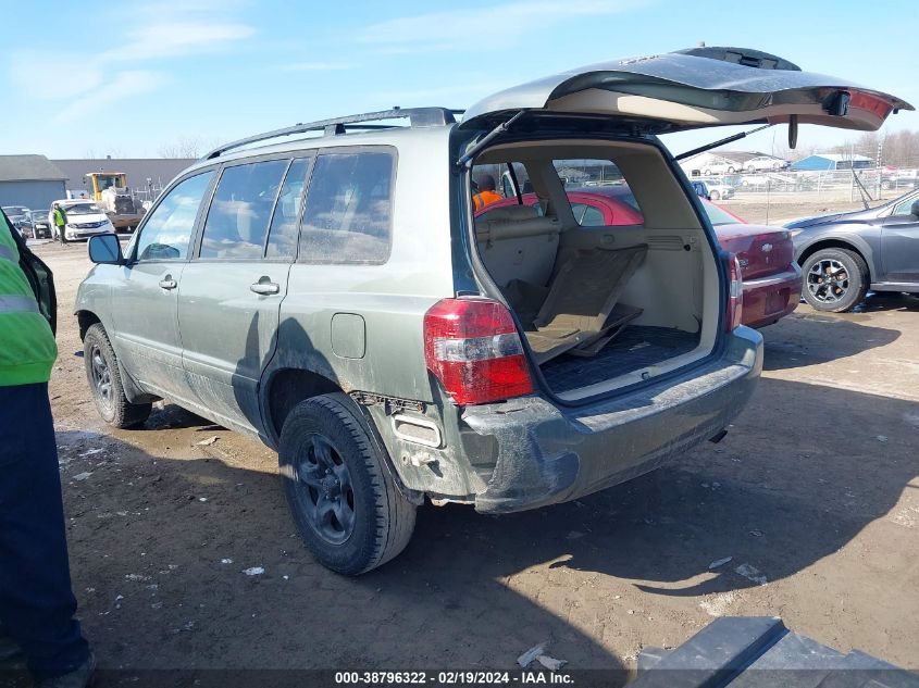 2006 Toyota Highlander VIN: JTEGD21A060153634 Lot: 38796322