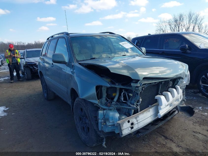 2006 Toyota Highlander VIN: JTEGD21A060153634 Lot: 38796322