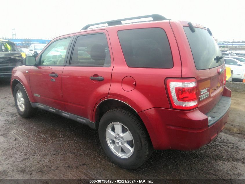 2008 Ford Escape Xlt VIN: 1FMCU93198KE32592 Lot: 38796428