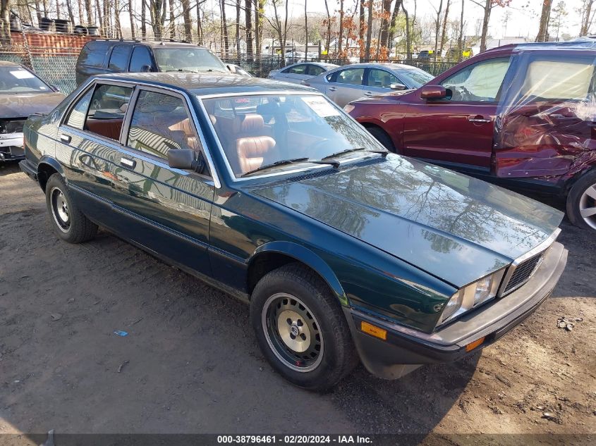 VIN: ZAMBL1101GB323536 | MASERATI 425 1986 car history - Stat.vin