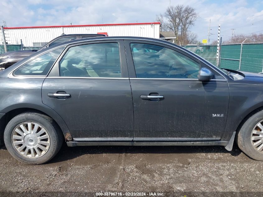 2008 Mercury Sable VIN: 1MEHM40W38G609278 Lot: 38796716