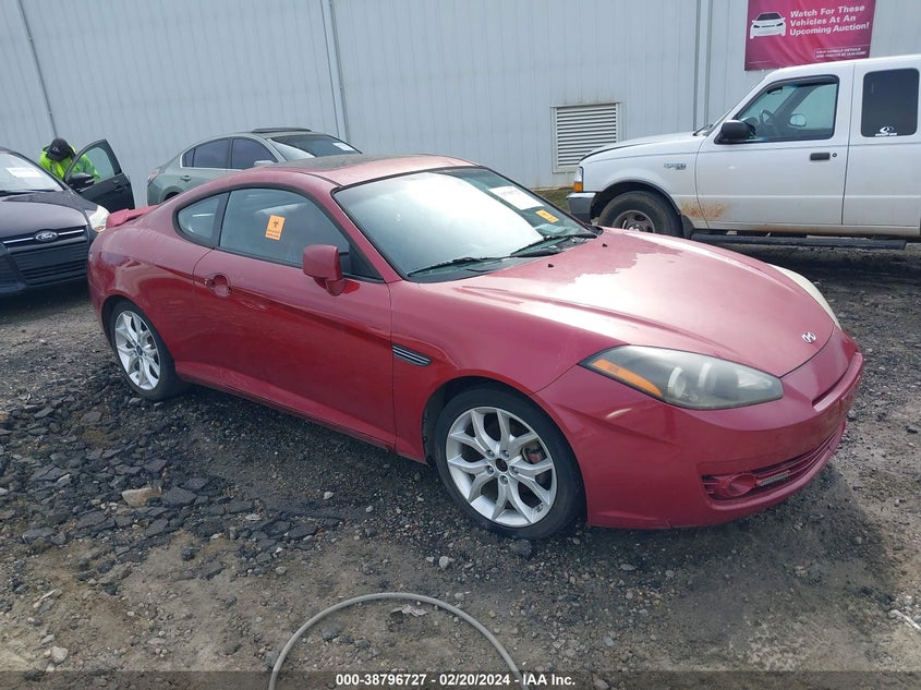 2007 Hyundai Tiburon Gt/Gt Limited/Se VIN: KMHHN66F27U251037 Lot: 38796727