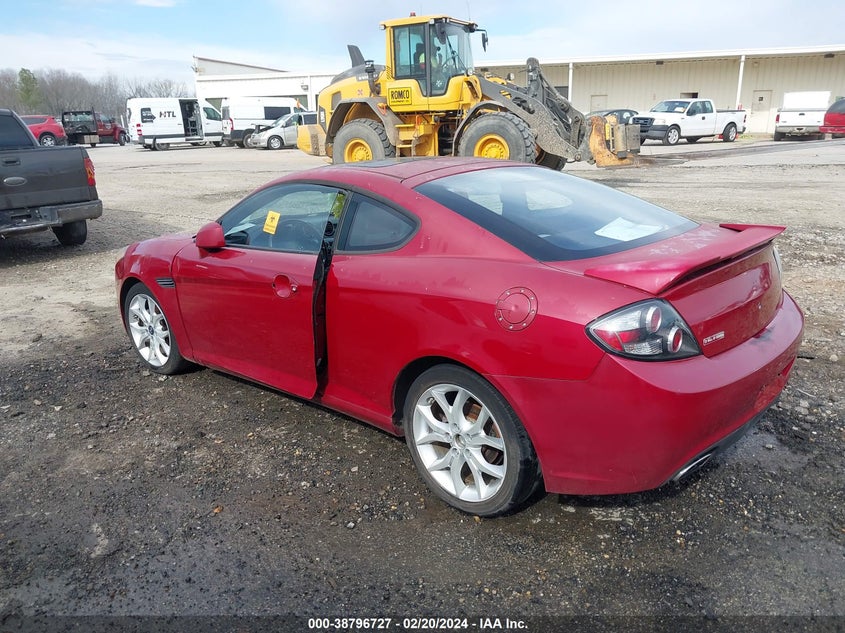 2007 Hyundai Tiburon Gt/Gt Limited/Se VIN: KMHHN66F27U251037 Lot: 38796727